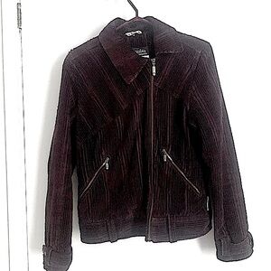 Columbia Sportswear Company Burgundy Corduroy bomber jacket Jacket Size …